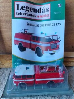 Predám SKODA-Liaz  706 hasiči,model deagostini 1:43