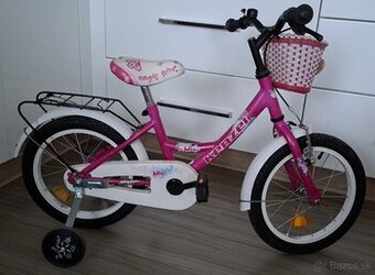 Predam dievčensky bicykel.Velkost 16" pre deti od 4 r.