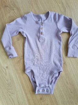 LINDEX Body s henley golierom veľkosť 86