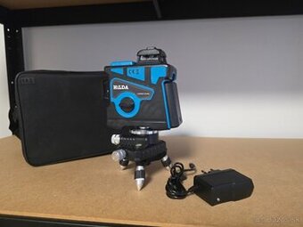 Krížový laser 3D Hilda 12 línií, zelený