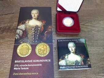 Zlata minca 100 Euro - Mária Terézia