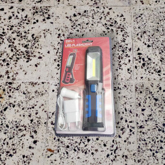 LED pracovné svetlo s magnetom, powerbanka, 3W