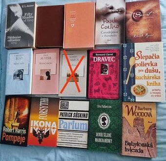 Larsson, E. L. James, Suskind, Coelho, Forsyth, Eco