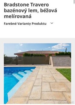 Bazenový lem ,obruba