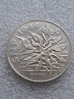 strieborna 25 KCS 1969 SNP Plamene