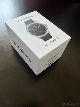 Withings Scanwatch 2 42 mm – Black, Hybridné hodinky