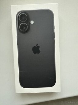 Úplne nový iPhone 16 black 128GB