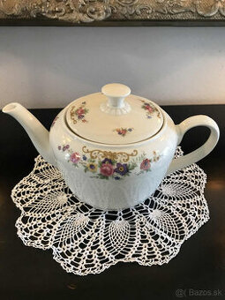 Porcelánový starožitný čajník-1,1L