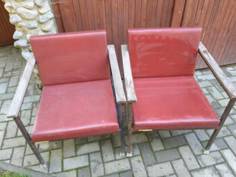 Retro kovove stolicky