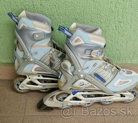 In-Line kolieskové korčule ROLLERBLADE - svetlomodré