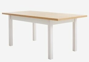 Predam-Jedálenský stôl MARKSKEL 150/193 biela/dubová farba