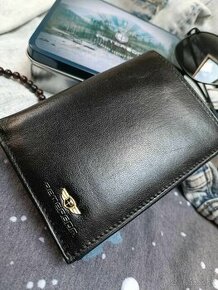 Pánska čierna kožená peňaženka ❗ - 1