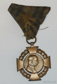 Pamätná medaila FJI 1848 - 1908 so stuhou