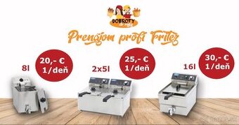 Prenájom, požičovňa fritéz,fritéza