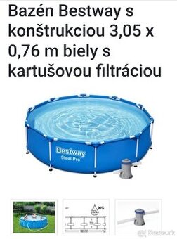 Bazén Bestway 3,05x0,76m