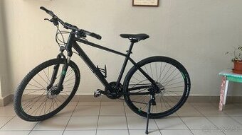 Pánsky bicykel Cube Cross čierno zelený model 2018