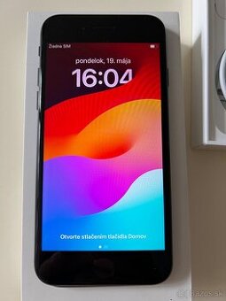 Predám iPhone SE - 100% batéria - Nepoužívaný, iba rozbalený