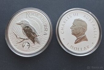 Australia Kookaburra 1oz 2025 investicne striebro