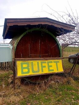 Predám bufet - drevený sud