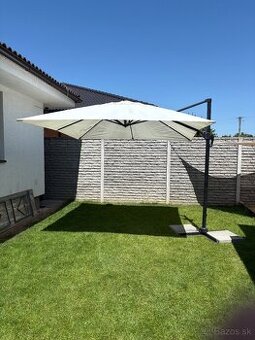 Slnečník Happy Green Tucson štvorcový 3x3 m