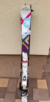 Dievčenské zjazdové lyže Rossignol+palice