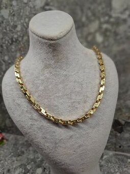 Zlatá retiazka 18.66g,5mm šírka.Model Flasch.Nový výrobok