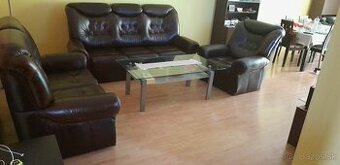 Kožná sedacia súprava