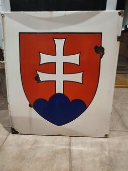 Plechová tabuľa Slovensko