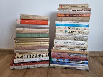 Knihy o Slovensku - kultúra, piesne, história a iné
