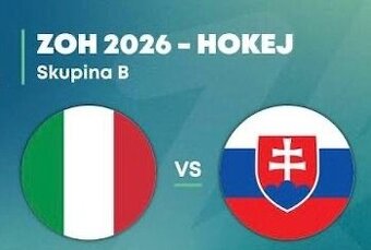 SLOVENSKO - TALIANSKO - ZOH MILÁNO 2026 - TOP MÍSTA 1. KAT.