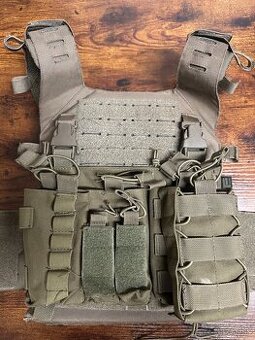 Taktická vesta 5.11 / plate carrier + sumky (komplet, nastav
