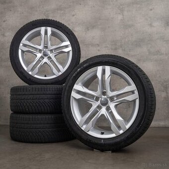 Letné originál Audi disky + pneumatiky R18 – TOP stav