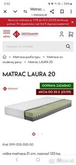 Nové nepoužíte matrace