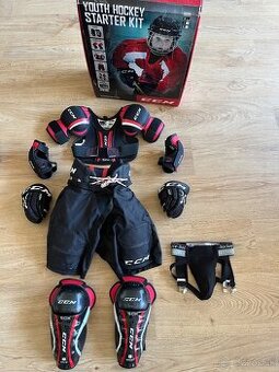Hokejova vystroj 104-122cm CCM komplet veljost YOUTH M