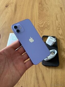 iPhone 12 64 gb Purple v záruke + príslušenstvo