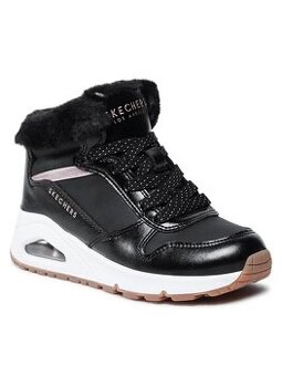Dievčenské zimné topánky Skechers, ružové
