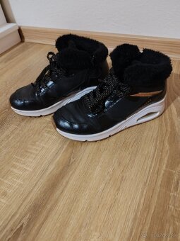 Dievčenské zimné topánky Skechers, Reserved ružové