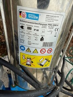 Schmutzwassertauchpumpe PRO 2200 A + hadica 2” 20m