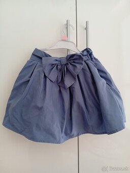 Bledomodrá sukňa Pepco 104 cm spoločenská s mašľou