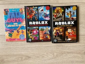 Predám 2 knihy Roblox a 1 Fall Guys