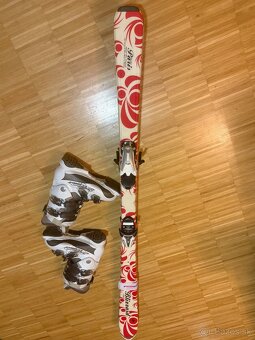 Lyže + Lyžiarky/ komplet sada