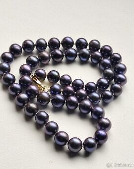 Nahrdelník riečne perly 14k 585 zlato