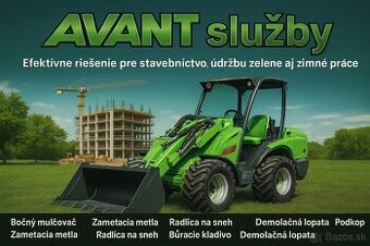 Zemné práce, údržbu zelene