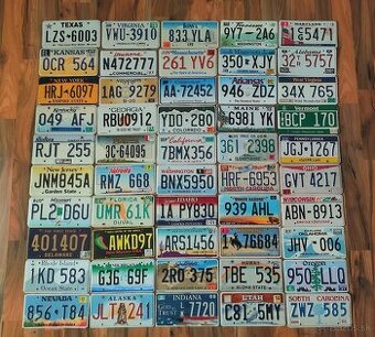 americke spz 50 statov original