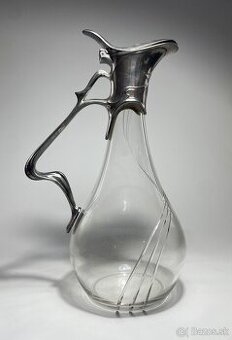 Secesná karafa na víno