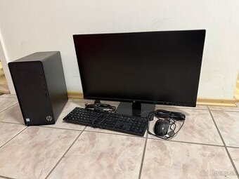 PC GTX 1650 + 27” monitor, klávesnica a myš