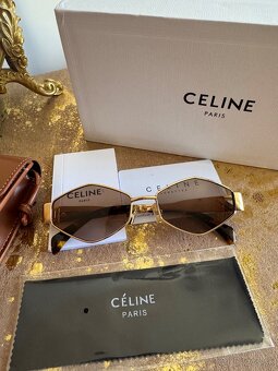 Slnečné okuliare Celine s koženým púzdrom