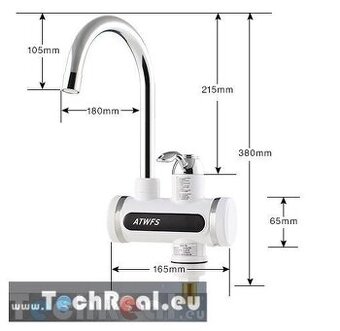 Prietokový ohrievač vody