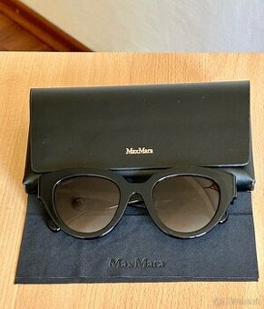 ČIERNE SLNEČNÉ OKULIARE zn.MAX MARA Cat Eye