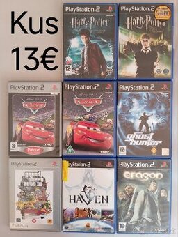 Hry na playstation 2 zo zbierky.